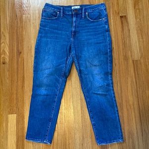 Madewell High Rise Slim Crop Boy Jean